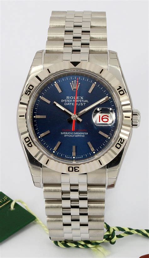 rolex thunderbird blue|rolex turn o graph 36mm.